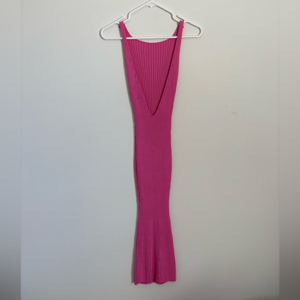 Hello Molly Hot Pink Maddison Knit dress - Picture 3 of 4